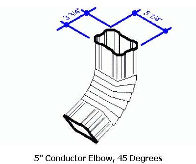 5" Conductor Elbow - 45 Degrees