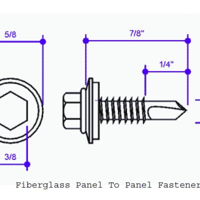 Fiberglass Self Drilling Screws
