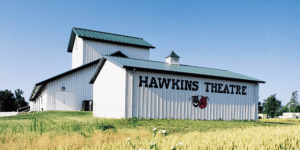 Hswkins Theatre pre-engineered building